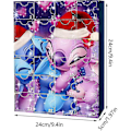 Miniatyrbillede 4 af 4: Lilo & Stitch Tegnede Figurer Jul Adventskalender 24 stk Tegnede Legetøjsfigurer Pynt Nedtællingskalender-sz3 B