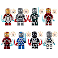 Miniatyrbillede 3 af 5: 40 stk Avengers Minifigurer Byggeklodser Legetøj Actionfigurer Sæt til Børn Fans Fødselsdagsgaver
