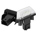 Pikkukuva 4 / 8: kpl 18 LED vasen & oikea rekisterikilven valo Citroen C3 2002‑2009[GKS] 0.1