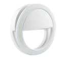 Miniatyrbillede 1 af 4: Universal Selfie Lampe / Ring med Forskellige Lysindstillinger - Hvid
