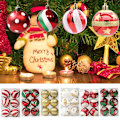 Miniatyrbilde 6 av 10: 6CM 6 stk Ball Bauble Drop Pendant E - spot salg