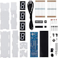 Miniatyrbillede 2 af 5: DIY Elektronisk Ur Kit (Grøn) - 4 LED Digitalt Ur Kit Automa