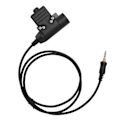 Miniatyrbild 7 av 8: Walkie Talkie Headset Adapter Trycktyp Kompakt Säker Anslutning för Yaesu Vertex VX-6R VX-7R VX-6E VX-7E