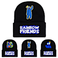 Miniatyrbild 2 av 2: Roblox Rainbow Friends Stickad Mössa Beanie Herr Dam Barn Present C
