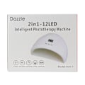 Miniatyrbillede 3 af 3: 36W UV/LED Neglelampe Hvid med Timerfunktion Hvid