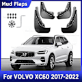 Pikkukuva 1 / 5: 4 kuraläppää Volvo Xc60 2017-2022 2021 -malleihin, kuraläpät, roiskeläpät, etulokasuoja, takalokasuoja, autotarvikkeet