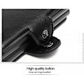 Miniatyrbillede 2 af 6: POP UP Wallet med RFID-NFC Blok Kort Holder - 12 Kort Sort Black Black