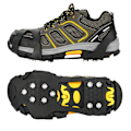 Miniatyrbilde 2 av 5: 10 Lettvekts Ispigger og Snøgrep Brodd Over Sko Støvler Glidelås Brodd Slip-on Stretch Sko（L）