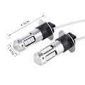 Miniatyrbillede 2 af 5: 2 stk. H3 10W 30 SMD-4014 LED tågelygter til bil, DC 12V Red Light