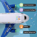 Miniatyrbillede 3 af 4: Kiddycorner Megaplane, transportflyvemaskine legetøjssæt med musik og lys