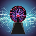 Miniatyrbilde 2 av 5: Plasmaball Lys 3 Tommer Base Hjem Plasma Magisk Ball Lampe og Gaver Spesielle Belysnings Stemningslys