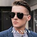 Miniatyrbillede 3 af 5: Klassiske polariserede aviator solbriller til mænd og kvinder