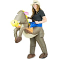 Miniatyrbilde 4 av 4: HGBD Oppblåsbar Ride Me Hest Cowboy Kostyme For Voksne