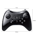 Miniatyrbild 4 av 5: Pro Controller för Wii U, Trådlös Handkontroll, För Nintendo Wii U Handkontroll Gamepad Joystick Dubbel Analog (Svart)
