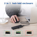 Miniatyrbild 3 av 5: M.2 NGFF NVMe-fodral Extern SSD-box USB3.0 Type-C-skydd
