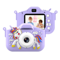 Pikkukuva 1 / 3: Lasten kamera, jolla voi ottaa valokuvia ja videoita, mini kamera syntymäpäivälahja, pieni järjestelmäkameran pikakamera purple