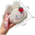 Miniatyrbillede 2 af 5: Sød Kawaii Børnepung med Nøglering - Plysdukke Opbevaringspose til Piger
