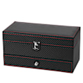 Miniatyrbillede 1 af 8: Dobbelt Smykke Ur Øreringe Ringe Armbånd Halskæde Æske Organizer etui