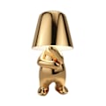Miniatyrbilde 1 av 3: Liten Gyllen Mann LED Bordlampe Berøringskontroll Dimbar Lampe Bar Nattelys Gold
