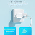 Miniatyrbillede 3 af 4: Oplader Iphone, Hurtig Apple Oplader Iphone Pakke Usb C Væglader Hurtig Iphone Oplader 1 meter Type-c Usb C Til Lightning Kabler Til Iphone 14