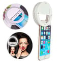 Miniatyrbillede 2 af 4: Universal Selfie Lampe / Ring med Forskellige Lysindstillinger - Hvid