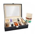 Miniatyrbild 7 av 8: Klockbox med 10 Fack - Svart