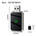 Miniatyrbillede 2 af 5: Trådløs CarPlay Adapter til iPhone - Plug-and-Play installation, bred kompatibilitet med iPhones der kører iOS 12+ (Kun til iPhone)