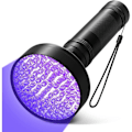 Miniatyrbillede 1 af 5: UV lommelygte, 100 stk LED sort lys lommelygte 395nm UV lampe Detektor B