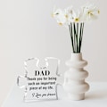 Miniatyrbild 6 av 7: Akrylpusselbricka Present till Pappa som Har Allt, Pappa Presenter Från Dotter, Pappa Presenter till Jul, Pappa Presenter Från Son, Fäder Transparent