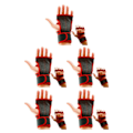 Miniatyrbilde 3 av 5: 1/2/3/5 2 stk Lette og pustende treningshansker i skinn for Red S Red S 5Set