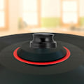 Miniatyrbild 4 av 5: Tålig Skivviktklämma i Aluminium för LP Vinyl Metallskivstabilisator (Svart)