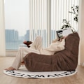 Miniatyrbillede 4 af 7: Togo Ensædersofa - Grå - Ingen montering, Ergonomisk helkropsstøtte, højdensitets fjederfyldt skum, Premium Soft-Touch betræk grå gray