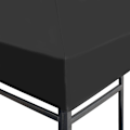 Miniatyrbild 5 av 6: vidaXL Gazebotak 310 g/m² 3x3 m Grå Grey gray