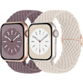 Pikkukuva 1 / 5: Punottu Solo Loop -yhteensopiva Apple Watch -ranneke 42 mm 44 mm 45 mm