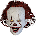 Miniatyrbild 1 av 5: Pennywise Läskig Clown Latex Mask Joker skrämmande Halloween Smile