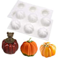 Miniatyrbillede 5 af 5: Halloween Græskar Silikoneform Motiv DIY Fondantform Isbakke Kagedekor Glasur Sukkerhåndværk Form Bagning