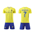 Miniatyrbild 2 av 7: Träningsset för barn, snabbtorkande tryckt kortärmad + shorts, fotbollströja - C. R 7 kamel camel 28 # (12-13 years)