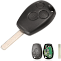 Miniatyrbilde 1 av 5: Uskåret nøkkel 3 knapper 433 MHz fjernkontroll bilnøkkelring for Renault Trafic Vivaro Primastar Movano Dacia PCF7947 chip