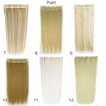 Pikkukuva 5 / 7: Klipsipidennys / Hiuslisäke kihara & suora 70cm - Useita värejä Curly - 6