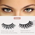 Miniatyrbilde 3 av 4: (iLashes.SE) 5 par falske øyevipper - 3D faux mink G604 svart (iLashes.SE) (G-604)