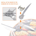 Miniatyrbilde 2 av 4: 22-1/2-tommers One-Touch rengjøringssystemsett for Weber Grill Deler 7444 Weber