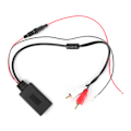 Miniatyrbillede 2 af 6: Universal Bluetooth AUX-modtager Modul 2 RCA AUXIN Adapter til Bilstereo