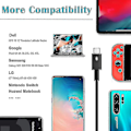 Miniatyrbild 3 av 3: 130w USB C-laddare för Dell Xps 15 9500 17 9700 9575 Latitude 7410 7310 7210 Typ Bärbar dator Strömförsörjning