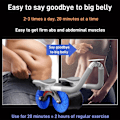Miniatyrbild 4 av 5: Ab Roller Hjul Automatisk Återfjädring Hemmabuktränare Styrketräningsutrustning Med Tjock Knäskyddsmatta För Nybörjare Core Workout navy blue