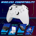 Miniatyrbild 2 av 5: Trådlös handkontroll, Xbox trådlös handkontroll för Xbox Series XS/Xbox One/Elite/Windows 7/8/10 Vit