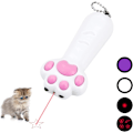 Pikkukuva 1 / 7: Kissalelu laser 7 in 1 LED-osoitin tassun muotoinen, 3 valaistustilaa