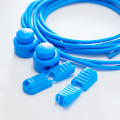 Miniatyrbillede 1 af 4: Elastiske snørebånd 1 par til voksne/børn, ingen grund til at binde elastiske låsesnørebånd (blå) blue