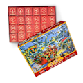Pikkukuva 4 / 5: 24 Numeroitua Laatikkoa Joulu Adventskalenteri Puzzle 1000 Palaa Joulu Countdown Puzzle Laatikko Joulu Puzzle Leikki