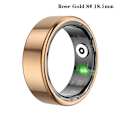 Miniatyrbilde 1 av 5: Smart Ring Fitness Helse Tracker Titanlegering Fingerring F Gold 18.1mm