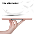 Miniatyrbilde 3 av 5: Beskyttende stativ for Lenovo Tab Plus 11,5 tommer TB351FU med varmeavledning i lær Rose Gold